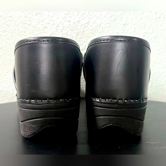 Dansko Black Leather XP 2.0 Professional Clogs Office Hospital Nurse Doctor - Picture 6 of 11